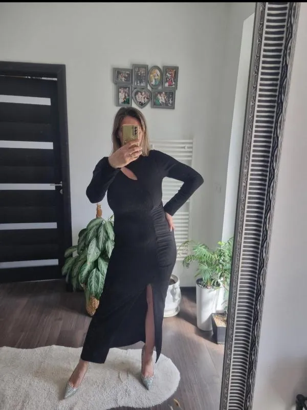 Rochie de seară My Jest EU 40 | Negru, Midi, Mânecă lungă - Image 3