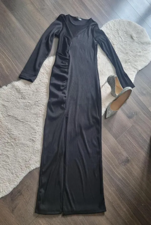Rochie de seară My Jest EU 40 | Negru, Midi, Mânecă lungă - Image 4