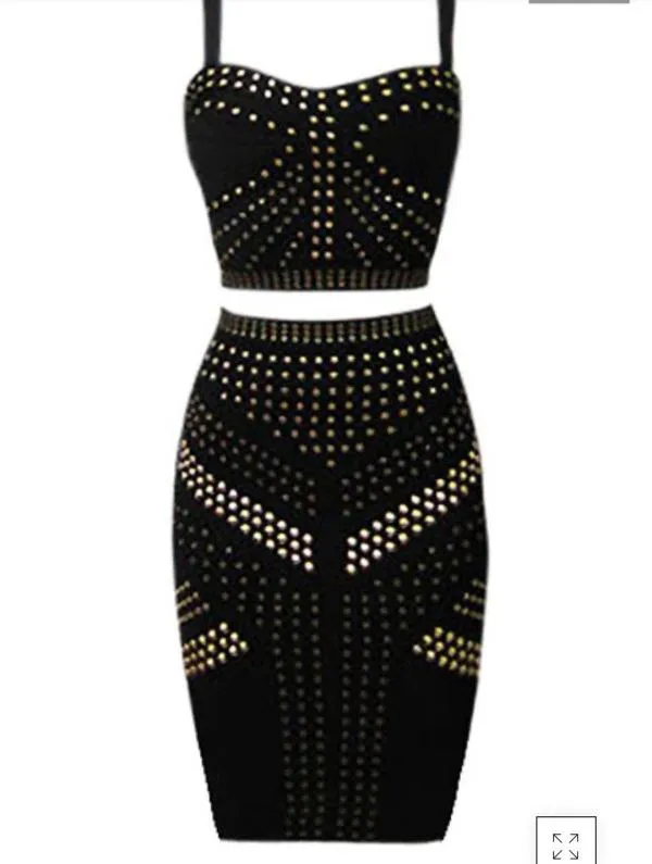 Top cu fustă Frenesi fashion EU 40 | Negru, Animal print - Image 3