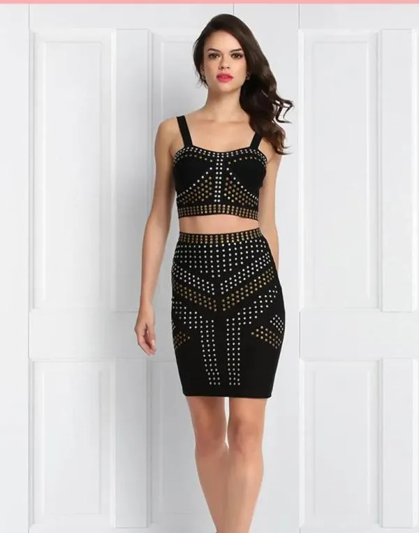 Top cu fustă Frenesi fashion EU 40 | Negru, Animal print - Image 5