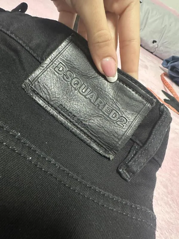 Blugi DSQUARED2 EU 32 | Negru, Lungi, Talie medie, Skinny fit, Bumbac - Image 5