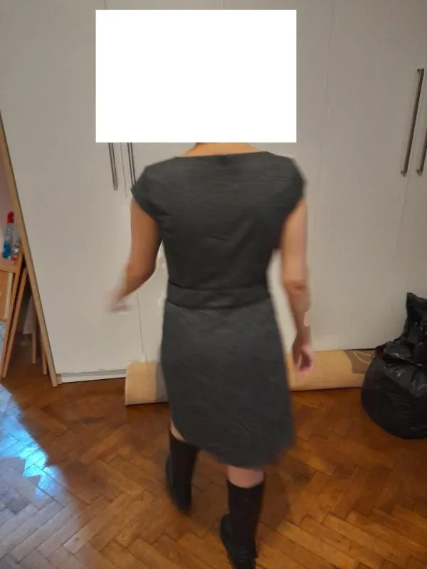 Rochie casual MEXX EU 42 | Gri, Midi - Image 7
