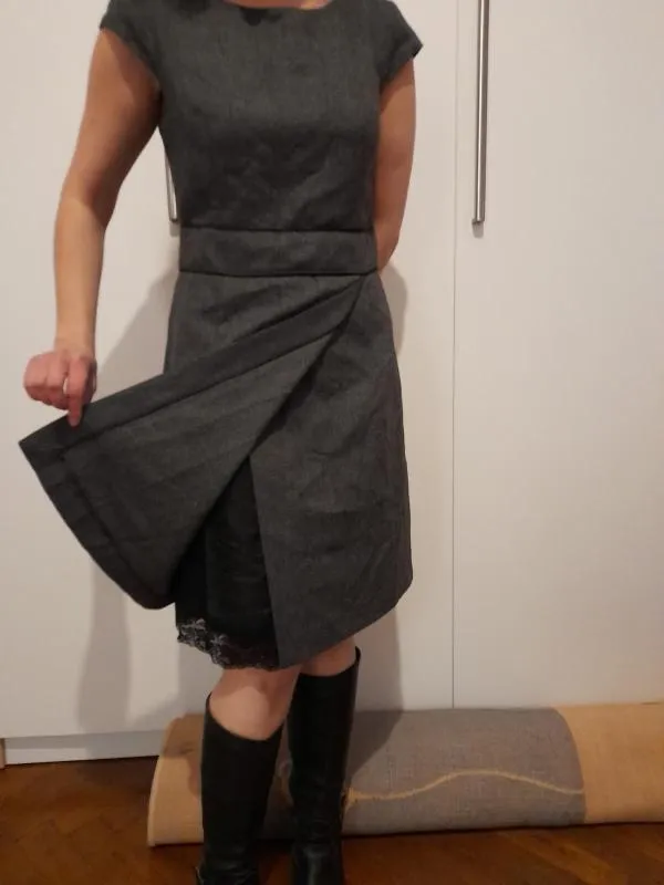 Rochie casual MEXX EU 42 | Gri, Midi - Image 3