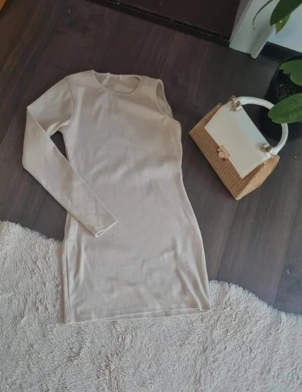 Rochie de vară Kaiia EU 36 | Bej, Mini