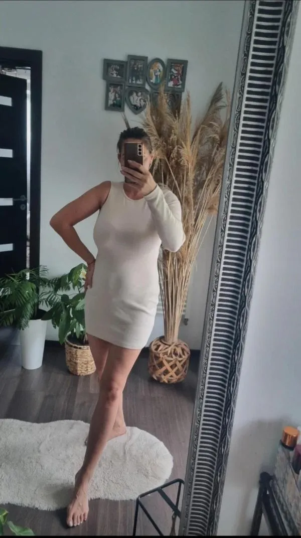 Rochie de vară Kaiia EU 36 | Bej, Mini - Image 4