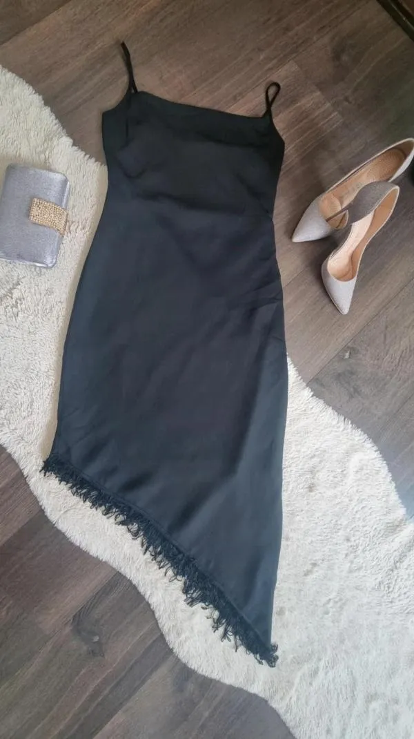 Rochie de seară Clockhouse EU 36 | Negru, Midi - Image 5