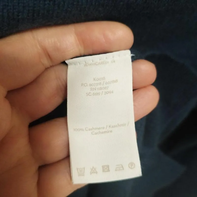 Pulover la baza gâtului Boden XS | Verde, Normal, Mânecă lungă, Regular fit, Cașmir - Image 9