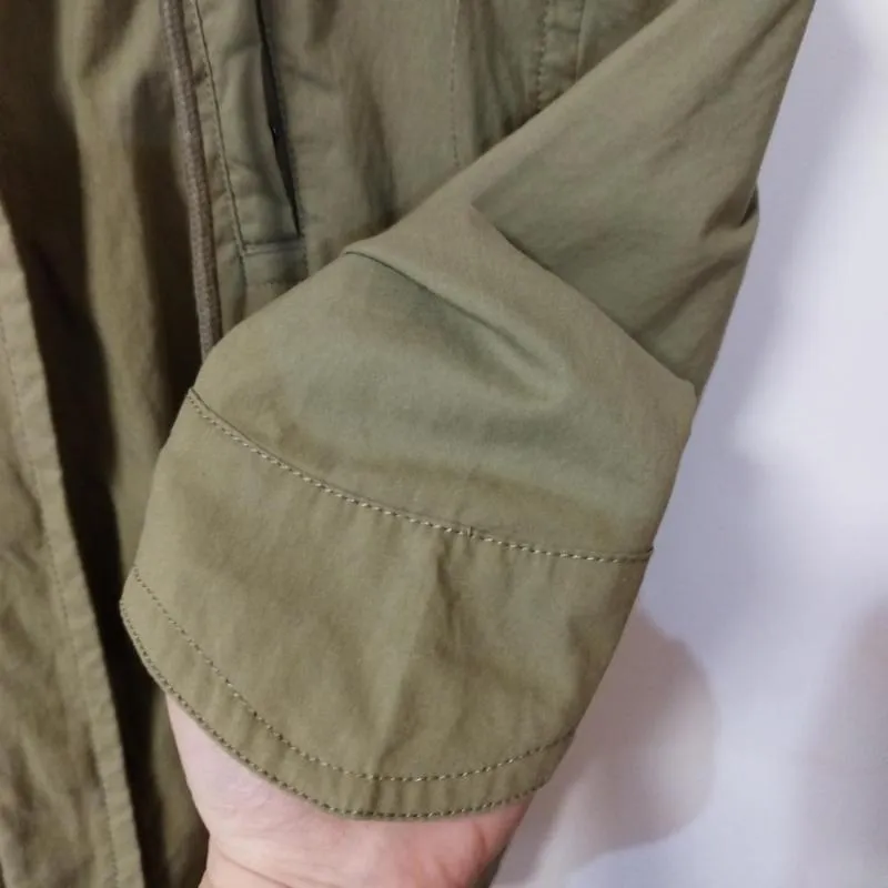 Jachetă Levi's S | Khaki, Cu glugă, Bumbac - Image 9