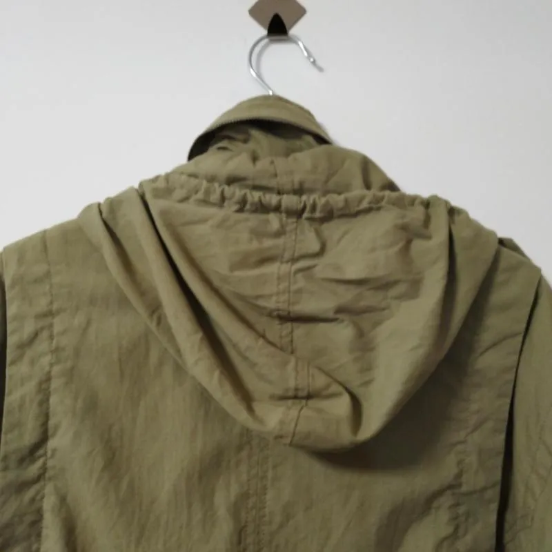 Jachetă Levi's S | Khaki, Cu glugă, Bumbac - Image 4