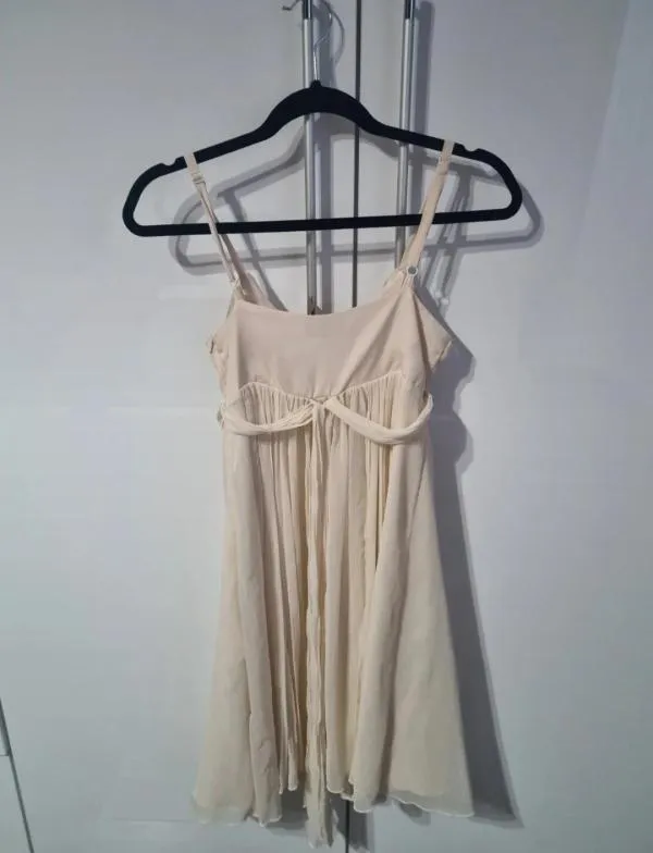 Rochie de vară Warehouse EU 38 | Bej, Midi, Cu umerii goi - Image 2
