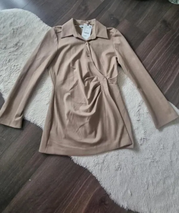 Bluză Zara EU 40 | Caramel, Normal, Mânecă lungă - Image 6