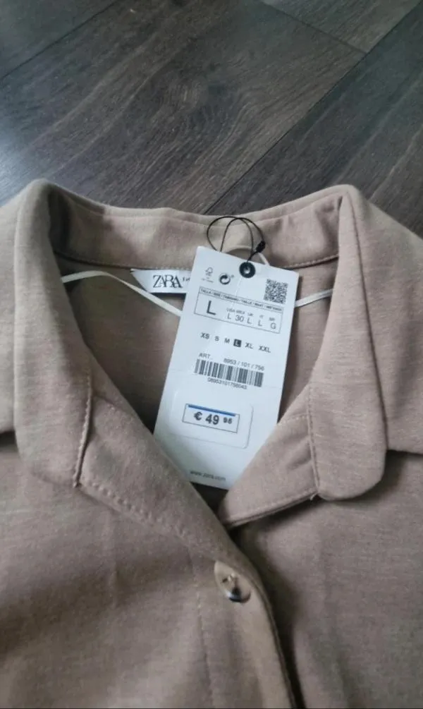 Bluză Zara EU 40 | Caramel, Normal, Mânecă lungă - Image 7