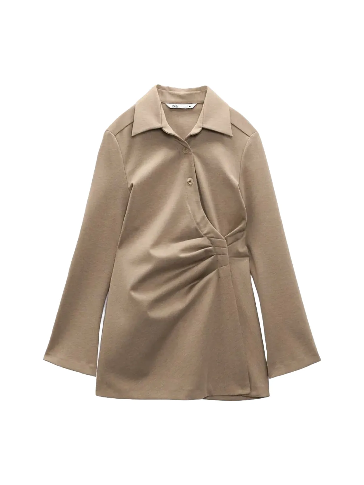 Bluză Zara EU 40 | Caramel, Normal, Mânecă lungă