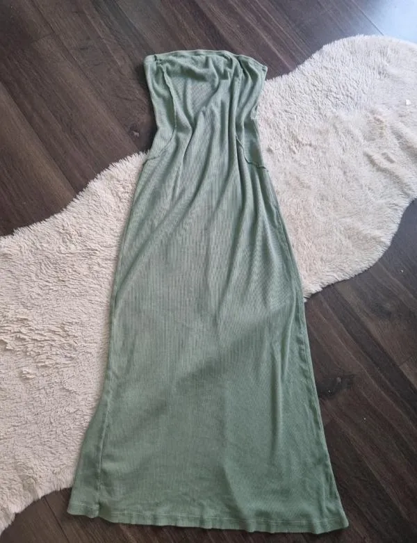 Rochie de seară ASOS EU 42 | Verde mentă, Midi, Cu umerii goi - Image 5