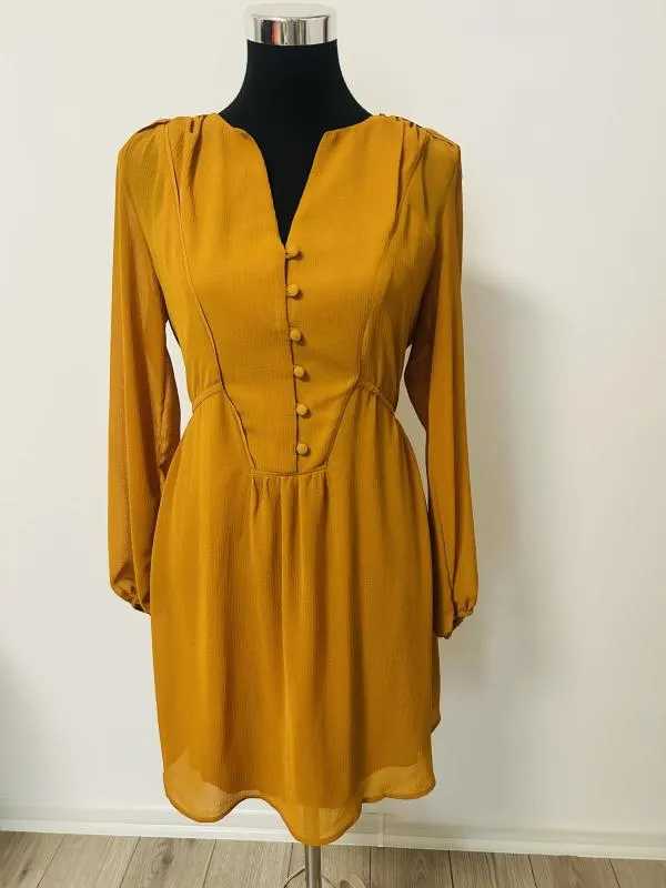 Rochie casual Reserved EU 40 | Portocaliu, Midi, Mânecă lungă - Image 2