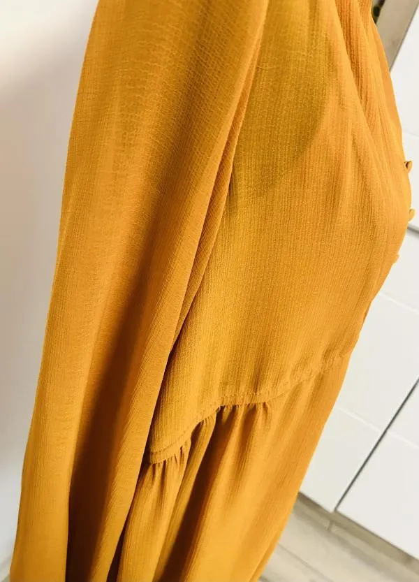 Rochie casual Reserved EU 40 | Portocaliu, Midi, Mânecă lungă - Image 6