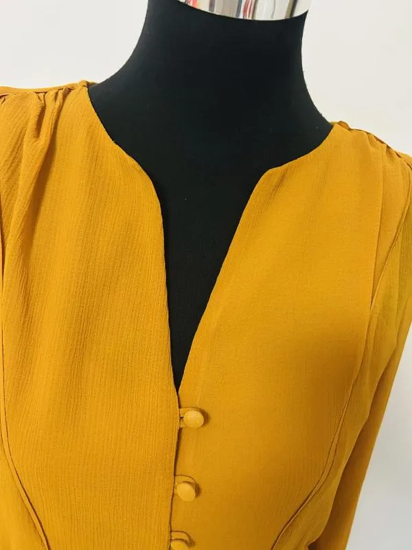 Rochie casual Reserved EU 40 | Portocaliu, Midi, Mânecă lungă - Image 7