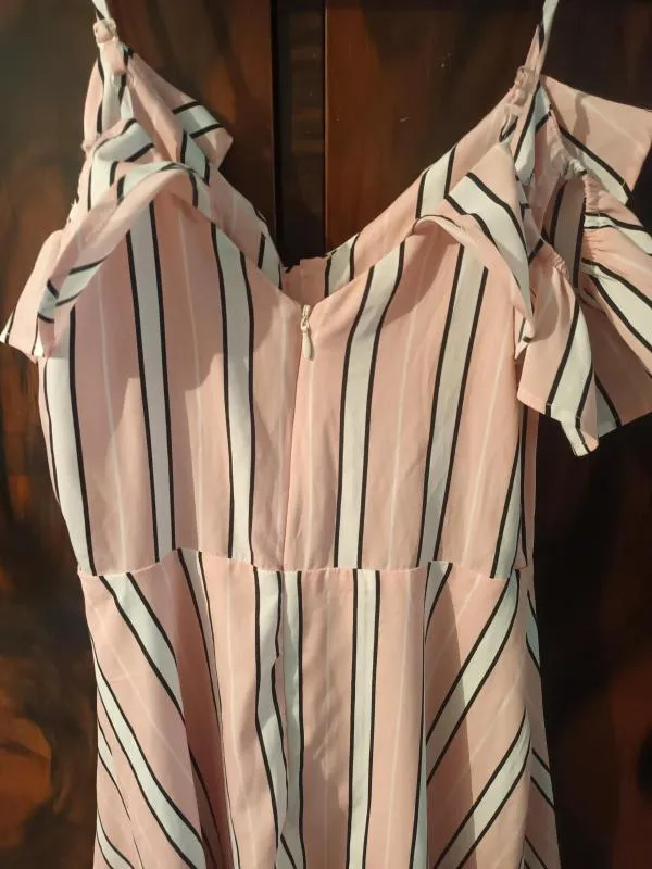 Rochie de vară Shein S | Roz, Mini, Bretele subțiri - Image 3