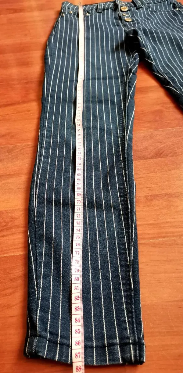 Pantaloni Bershka EU 36 | Albastru, Lungi, Talie înaltă, Skinny fit - Image 6