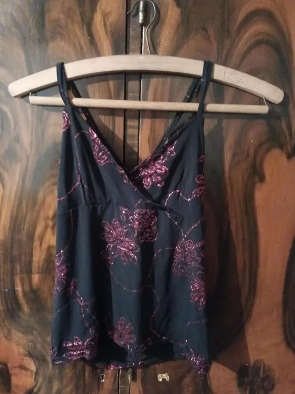 Top cropped Xanaka S-M | Negru, Cropped (Scurt)
