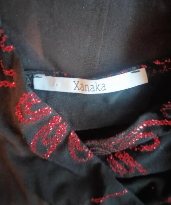 Top cropped Xanaka S-M | Negru, Cropped (Scurt) - Image 4