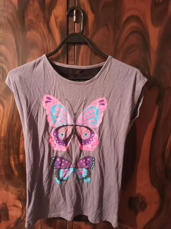 Tricou Made in Turkey M | Gri, Normal, Fără mâneci
