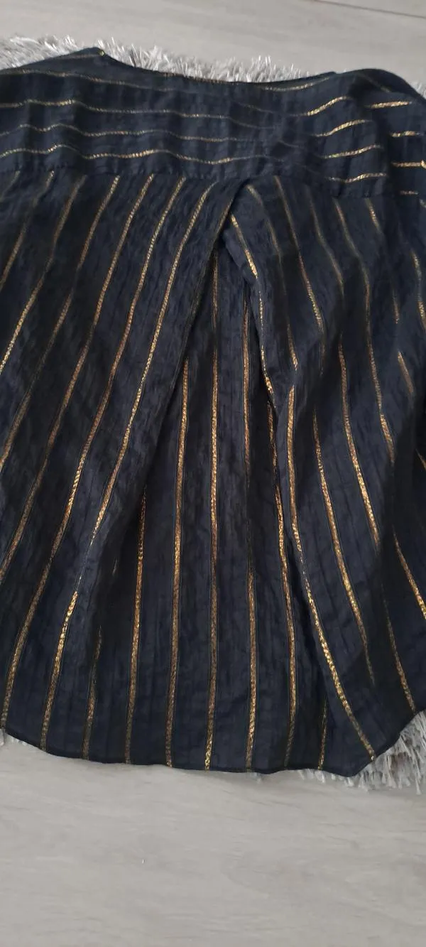 Cămașă Zara EU 34 | Albastru, Normal, Mânecă lungă, Vâscoză - Image 7