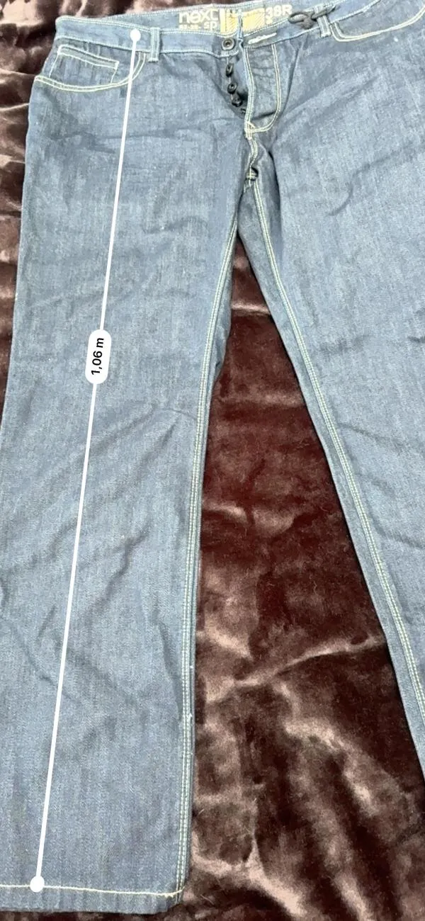 Blugi Next XL | Albastru, Straight (Drepți) fit, Bumbac - Image 6