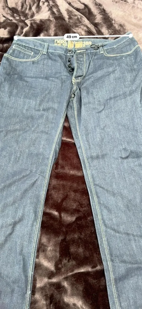 Blugi Next XL | Albastru, Straight (Drepți) fit, Bumbac - Image 7