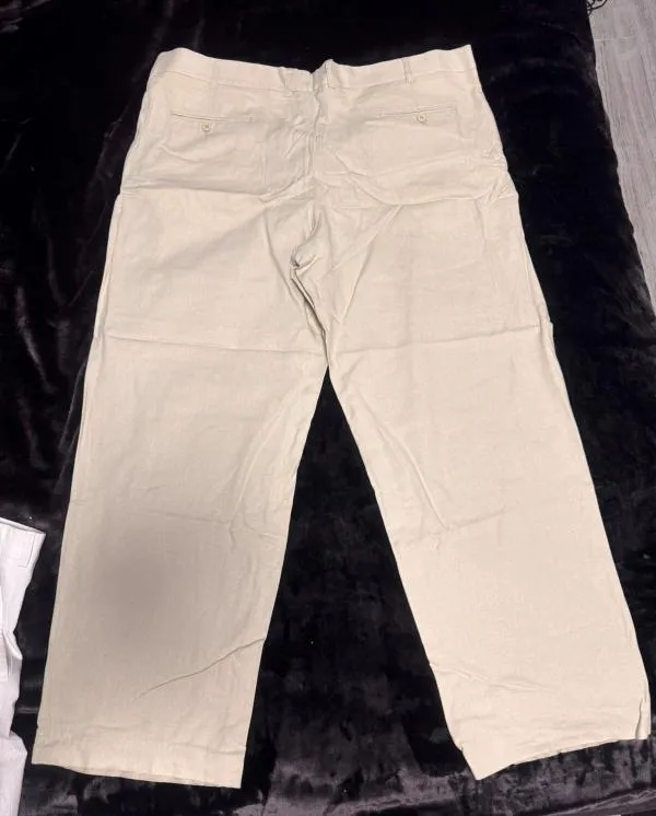 Pantaloni House of Art XL | Bej, Relaxed fit, Chino, In - Image 3