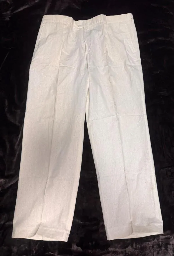Pantaloni House of Art EU 54 | Alb, Relaxed fit, Chino, In - Image 2