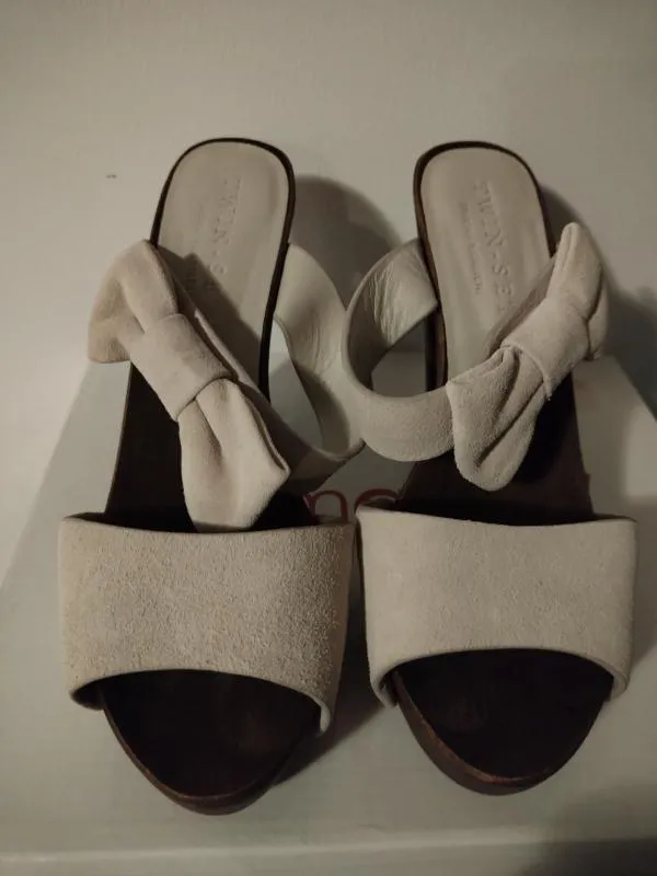 Saboți Twin-Set Simona Barbieri EU 37 | Bej, Piele naturală - Image 8