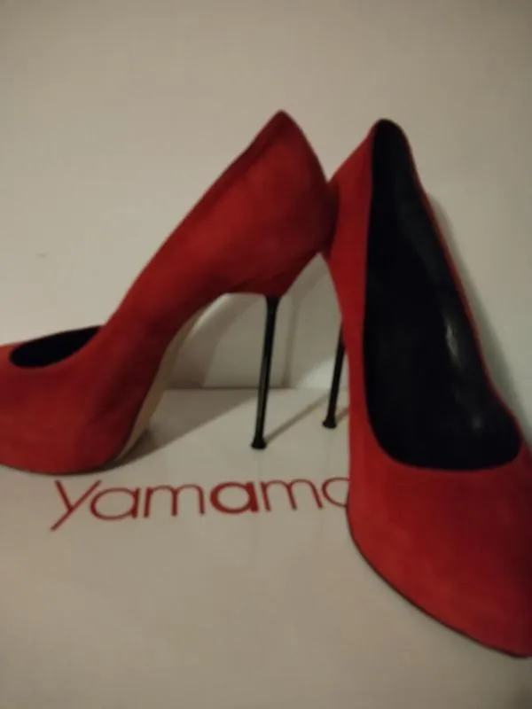 Pantofi cu toc înalt Viamaestra EU 37 | Roșu, Piele naturală - Image 7