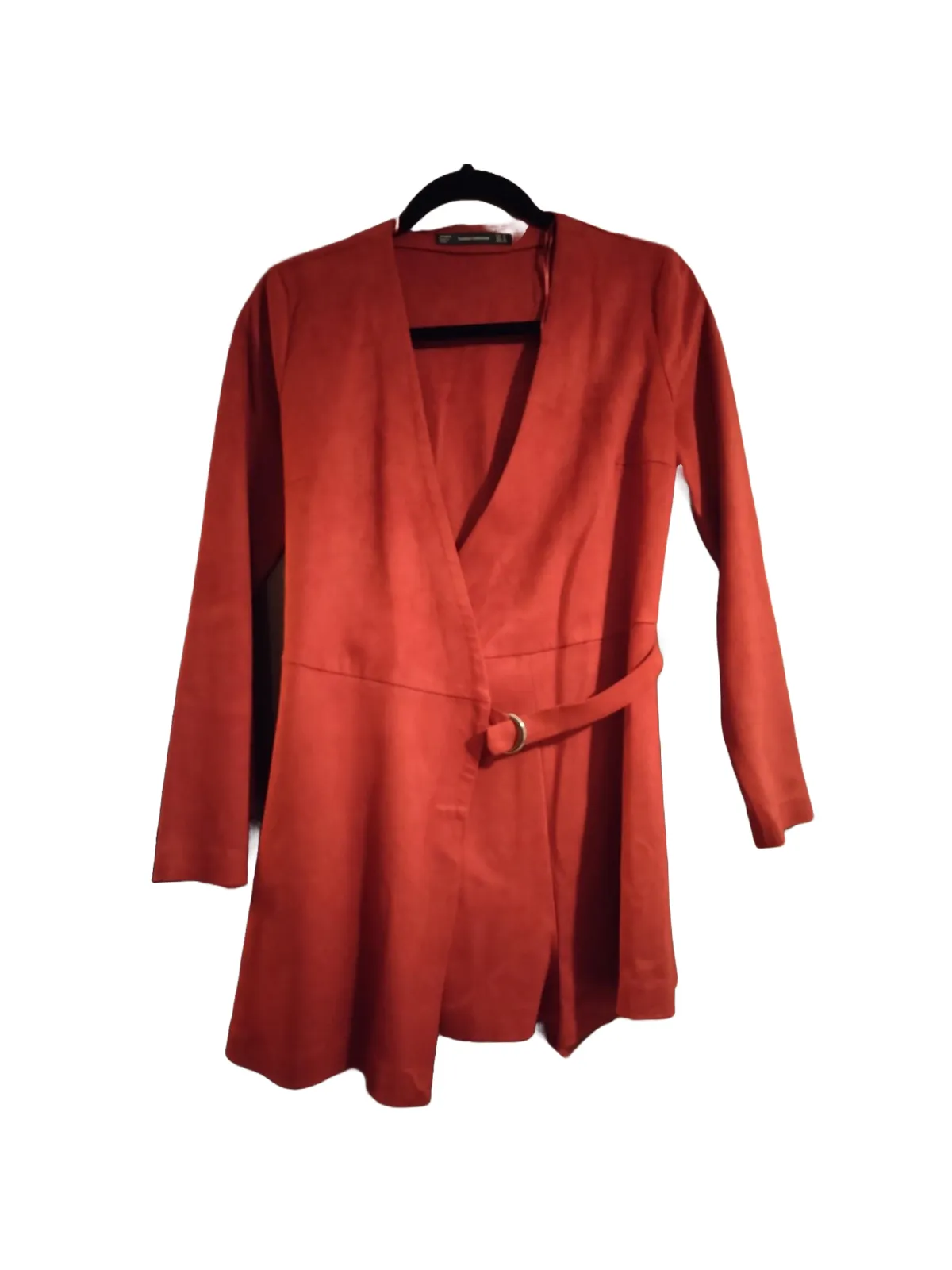 Salopetă Zara EU 36 | Roșu, Scurtă, Mânecă lungă, Design petrecut