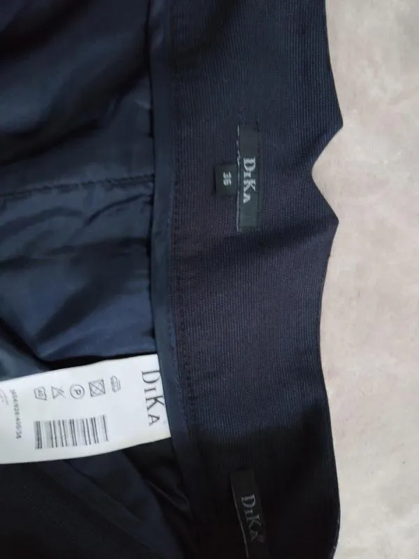 Costum cu sacou și fustă Dika EU 36 | Bleumarin, Vâscoză - Image 6