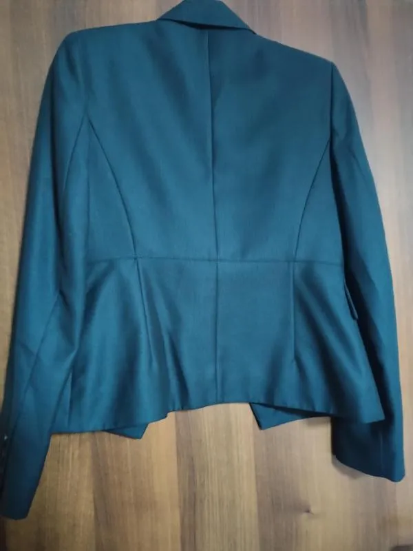 Costum cu sacou și fustă Dika EU 36 | Bleumarin, Vâscoză - Image 4