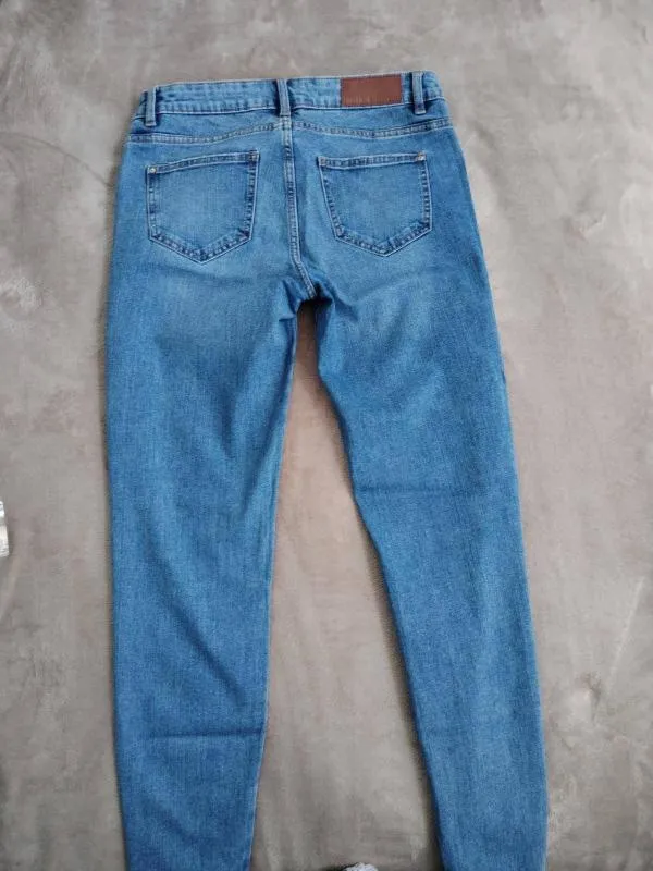 Blugi Mohito EU 36 | Bleumarin, Lungi, Talie medie, Skinny fit, Denim - Image 4