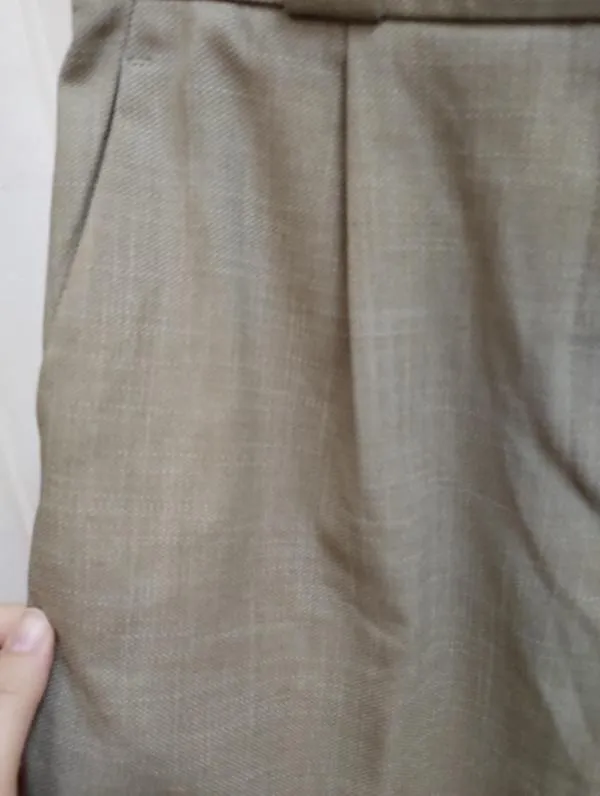 Pantaloni H&M EU 38 | Khaki, Lungi, Tapered (Conici) fit - Image 10