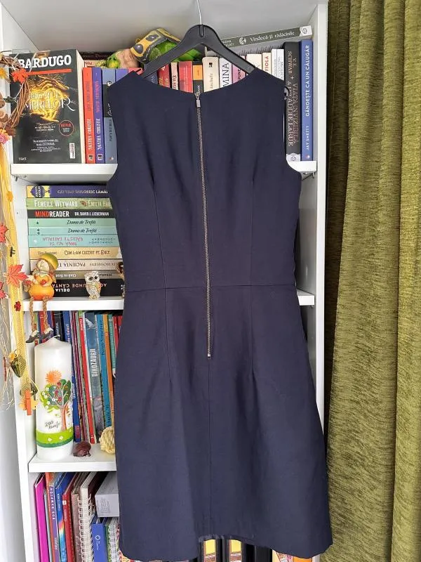 Rochie dreaptă Esprit EU 34 | Bleumarin, Midi, Vâscoză - Image 2