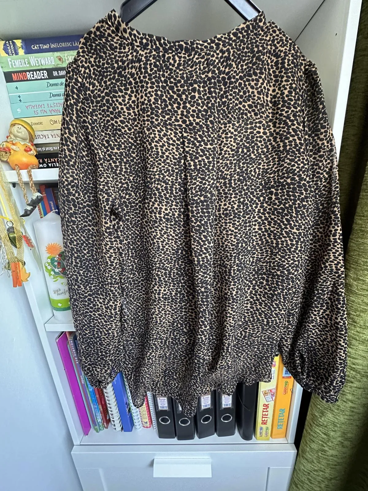 Tunică Marella EU 36 | Maro, Normal, Mânecă lungă, Animal print, Poliester - Image 2