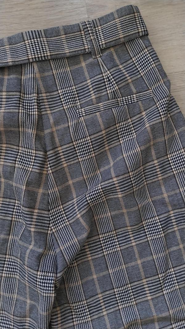 Pantaloni Koton EU 36 | Multicolor, Lungi, Talie înaltă, Relaxed fit, Eleganți Stofă, Carouri - Image 7