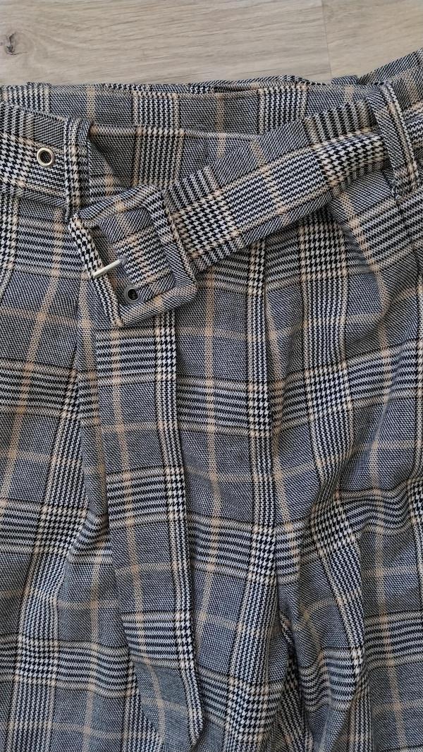 Pantaloni Koton EU 36 | Multicolor, Lungi, Talie înaltă, Relaxed fit, Eleganți Stofă, Carouri - Image 5