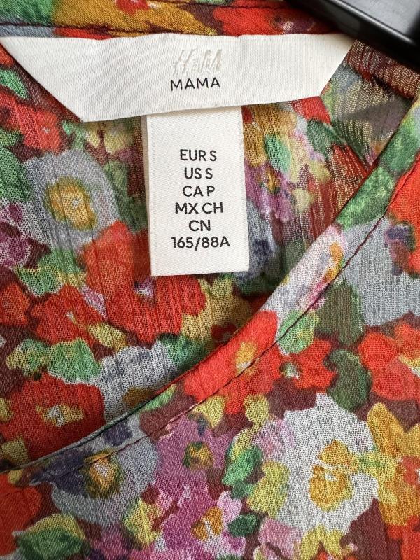 Rochie de vară H&M EU 36 | Multicolor, Maxi, Mânecă lungă, Floral & Tropical, Poliester - Image 5