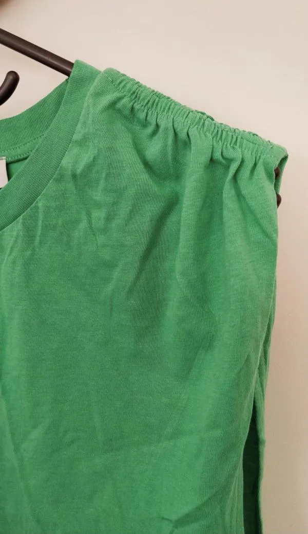 Top cropped Bershka M | Verde lime, Cropped (Scurt) - Image 5