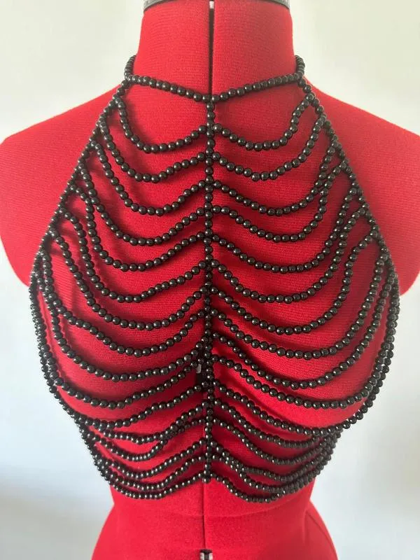Top cropped Marebe S-M | Negru, Cropped (Scurt), Fără mâneci - Image 8