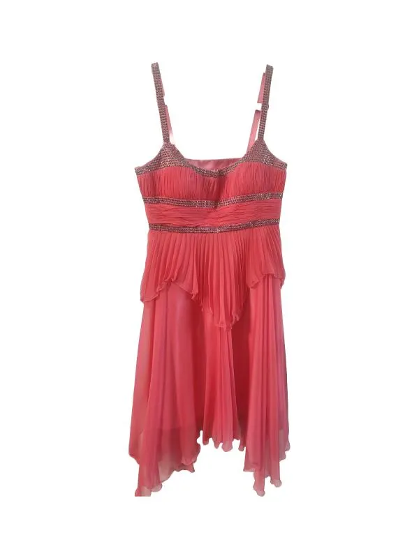 Rochie de seară Guy Laroche EU 42 | Roz, Midi, Bretele subțiri