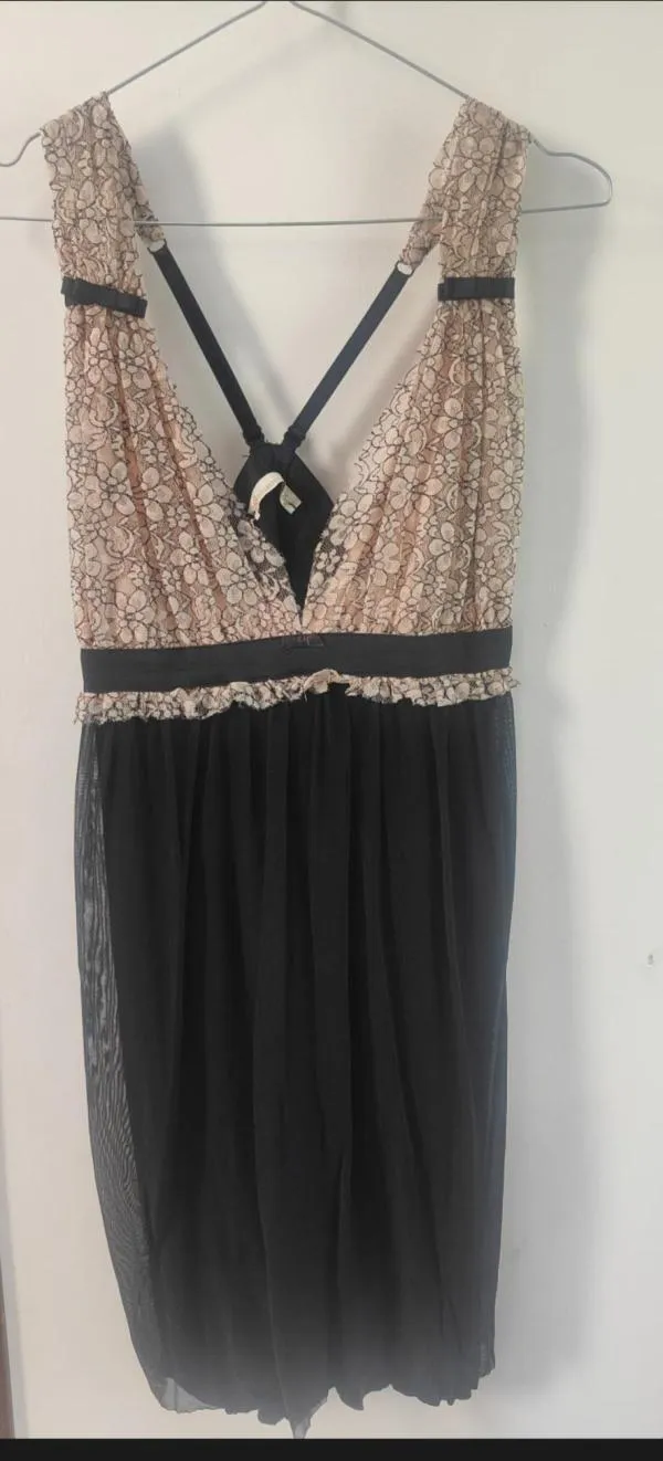 Costum cu sacou și rochie Bsb Collection EU 42 | Multicolor, Floral & Tropical - Image 3