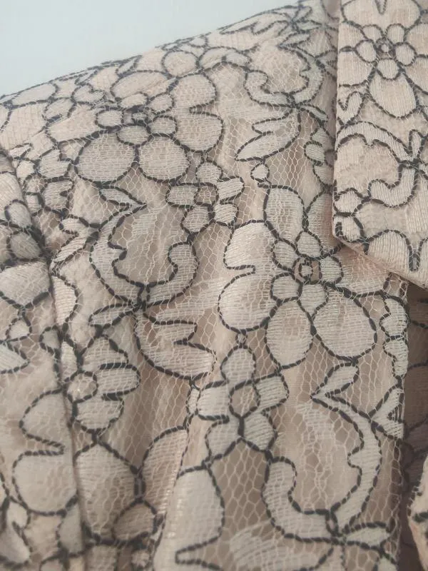 Costum cu sacou și rochie Bsb Collection EU 42 | Multicolor, Floral & Tropical - Image 5