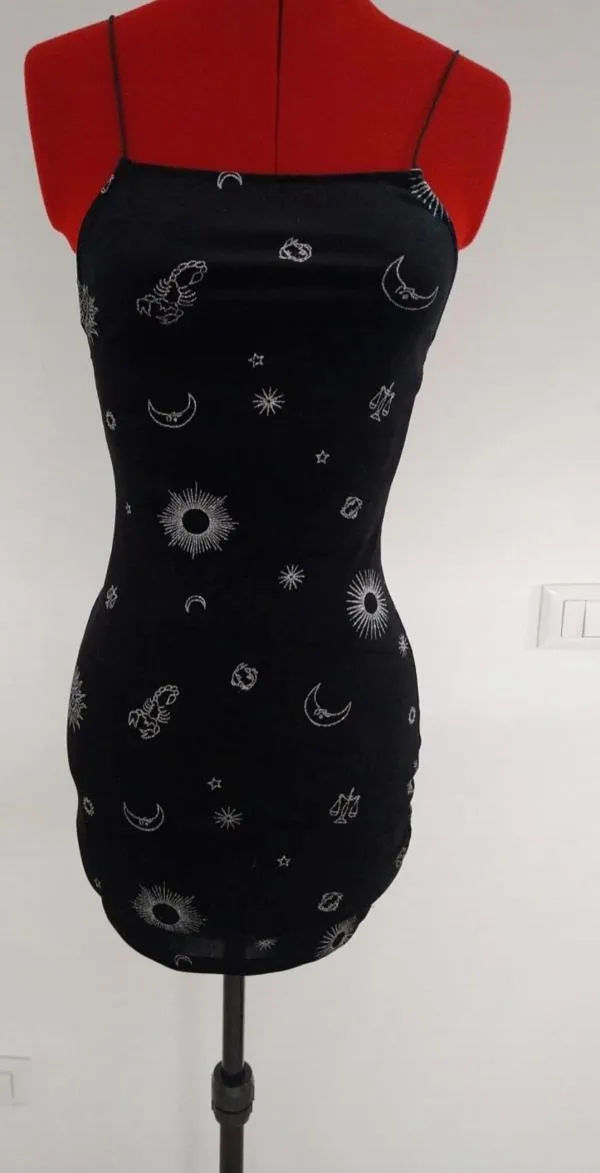 Rochie de seară H&M XS | Negru, Mini, Bretele subțiri - Image 2