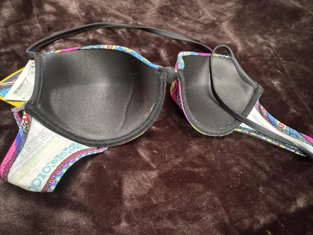 Sutien bikini UNICONF EU 38 | Multicolor, Abstract & Color Block, Poliamidă - Image 7